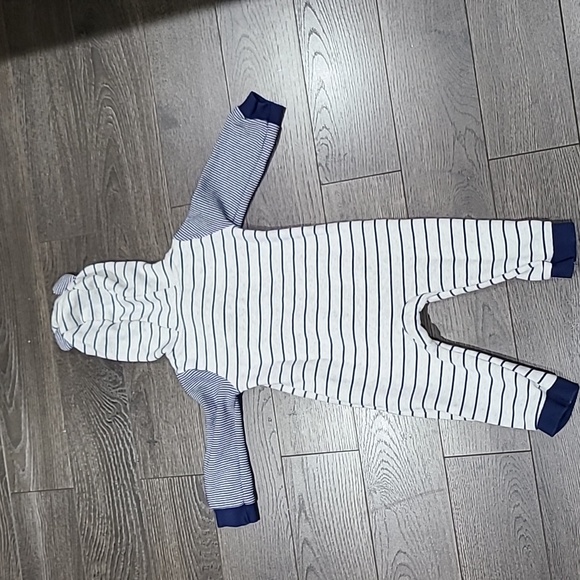 Carter fleece jumpsuit with hood - Picture 2 of 2